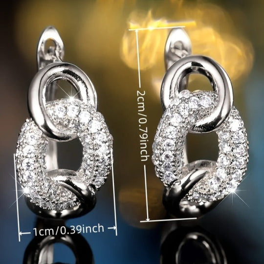 Classic Golden-Tone Elegant Hoop Earrings