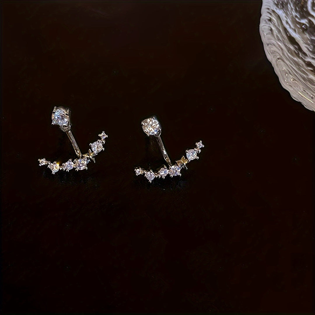 Elegant French Minimalist-Inspired Stud Earrings