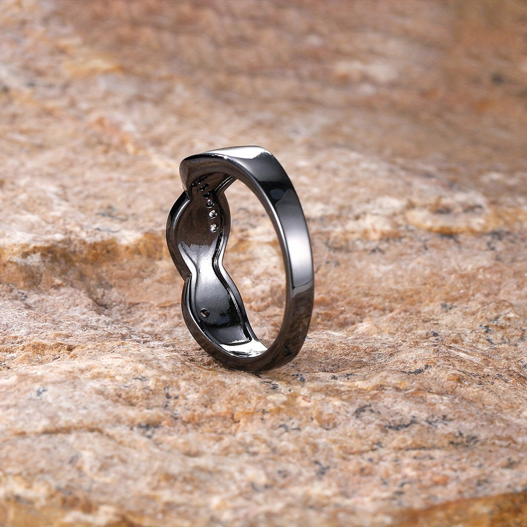 Elegant Golden Plated Copper Ring