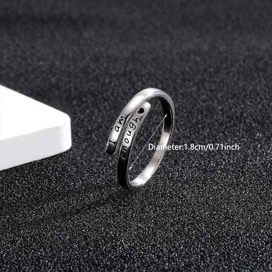Simple Adjustable Open Ring