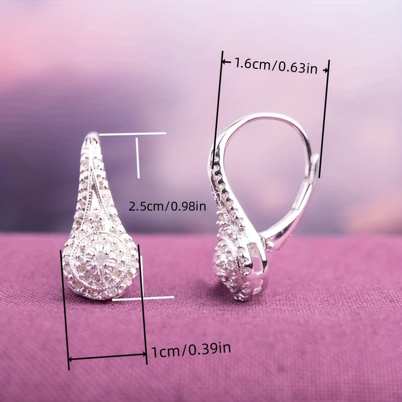 Classic Cubic Zirconia Drop Earrings