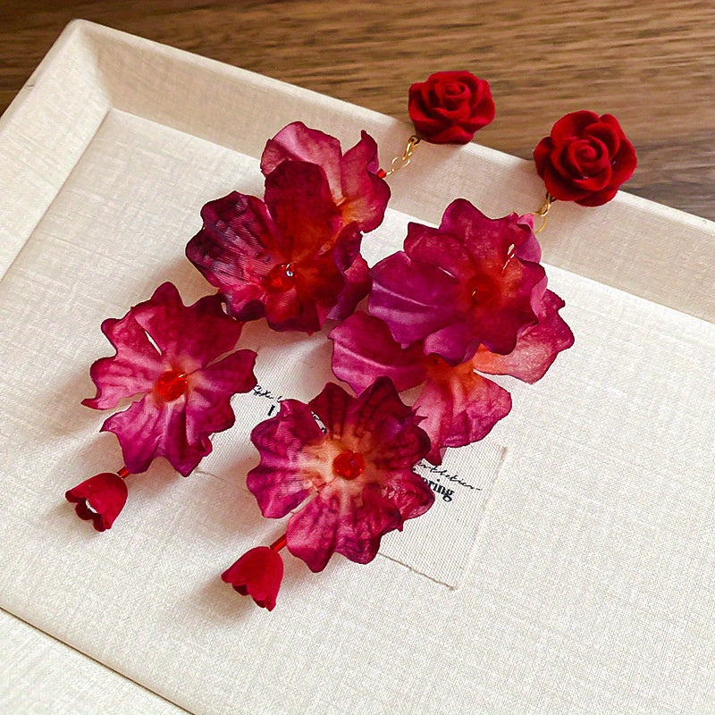 Classic Rose Earrings