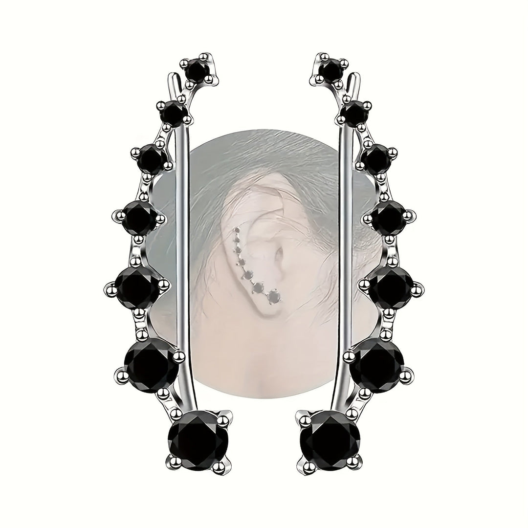 Stylish Seven Stone Design Earrings