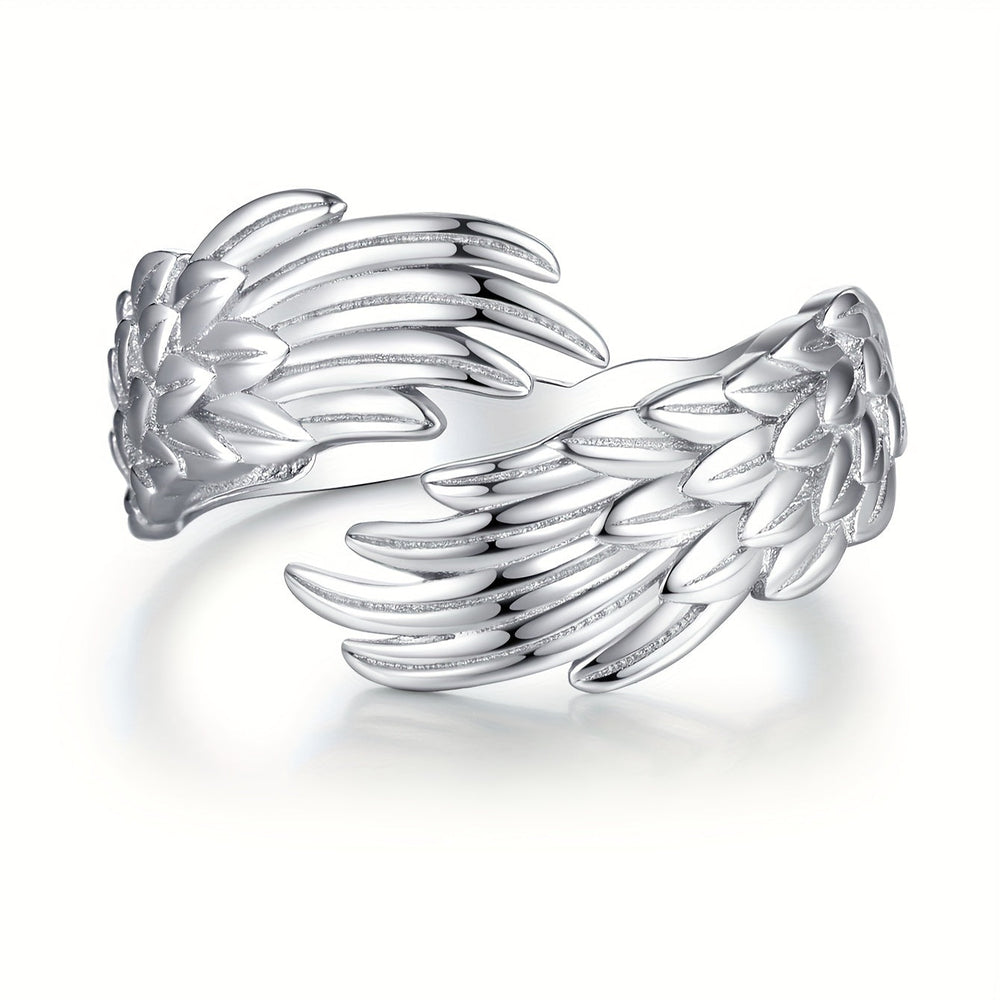 Unique Angel Wing Open Ring