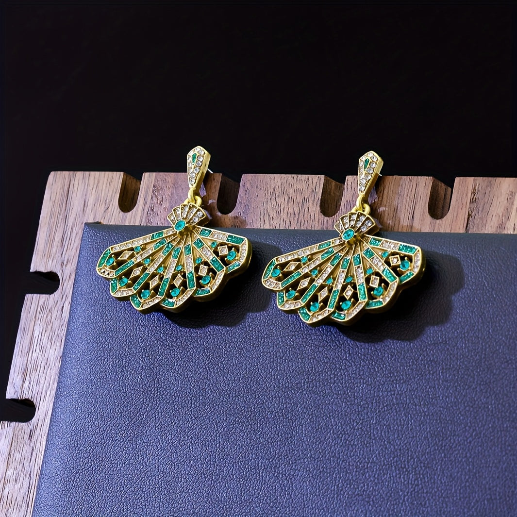 Timeless Copper Alloy Earrings with Rhinestone
