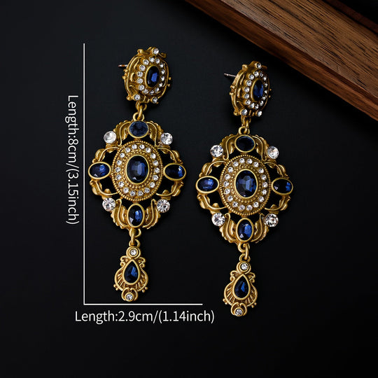 Elegant Sleek Palace Drop Earrings