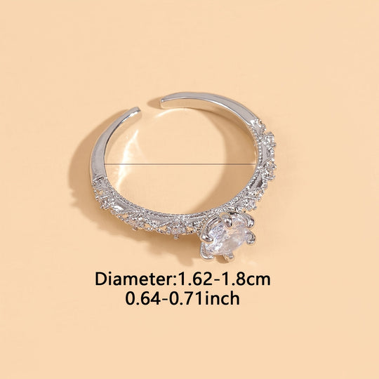 Elegant Synthetic Zirconia  Earrings