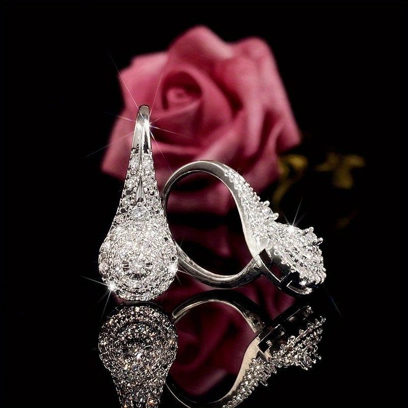 Classic Cubic Zirconia Drop Earrings