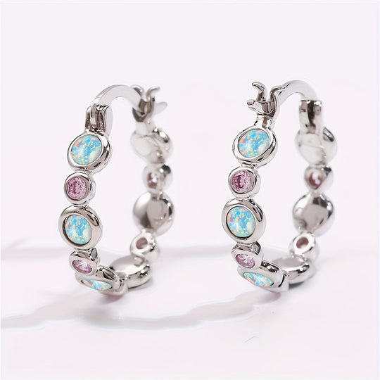 Elegant Stylish-Inspired Copper Hoop Earrings