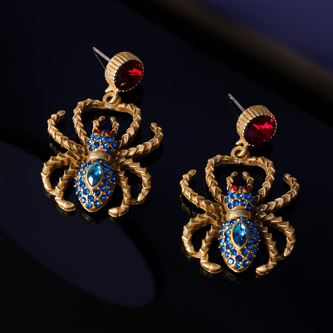 Minimalist Elegant Spider Drop Earrings
