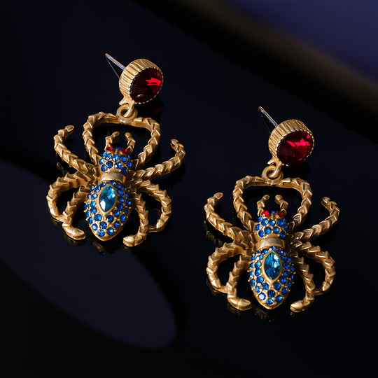 Minimalist Elegant Spider Drop Earrings