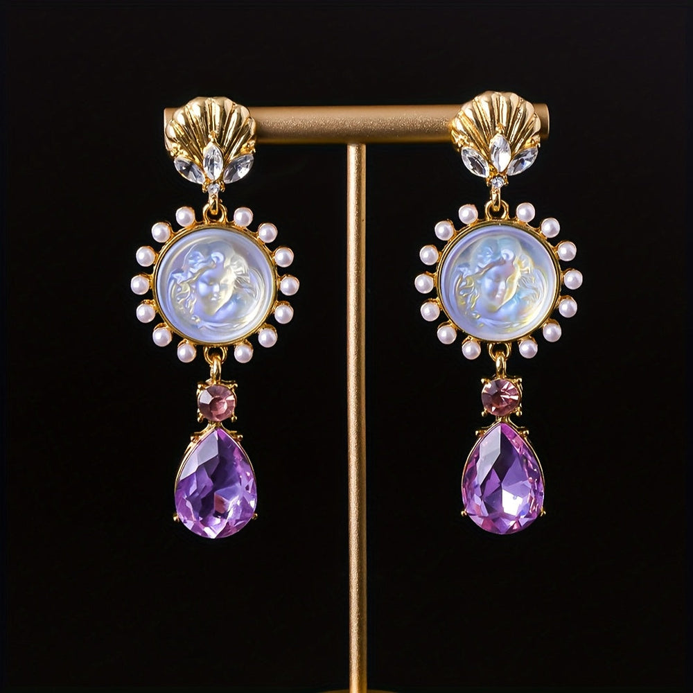 Exquisite Trendy Face Teardrop Earrings