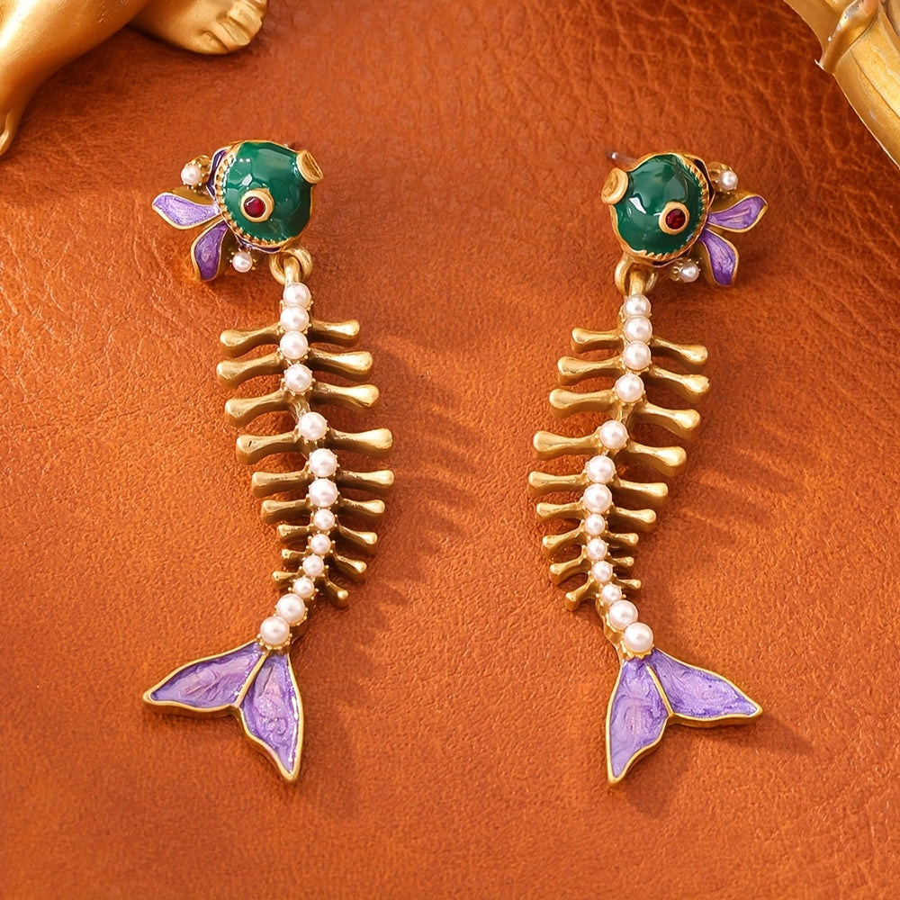 Trendy Bohemian Fish Earrings