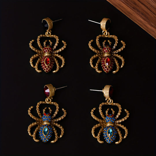 Minimalist Elegant Spider Drop Earrings