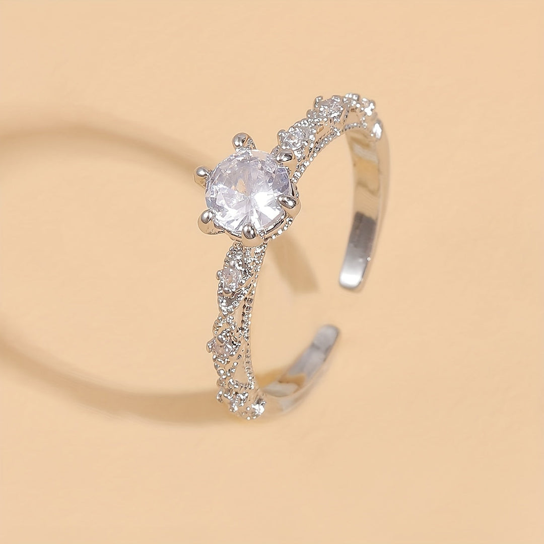 Elegant Synthetic Zirconia  Earrings