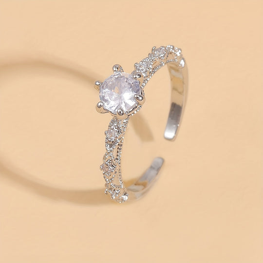 Elegant Synthetic Zirconia  Earrings