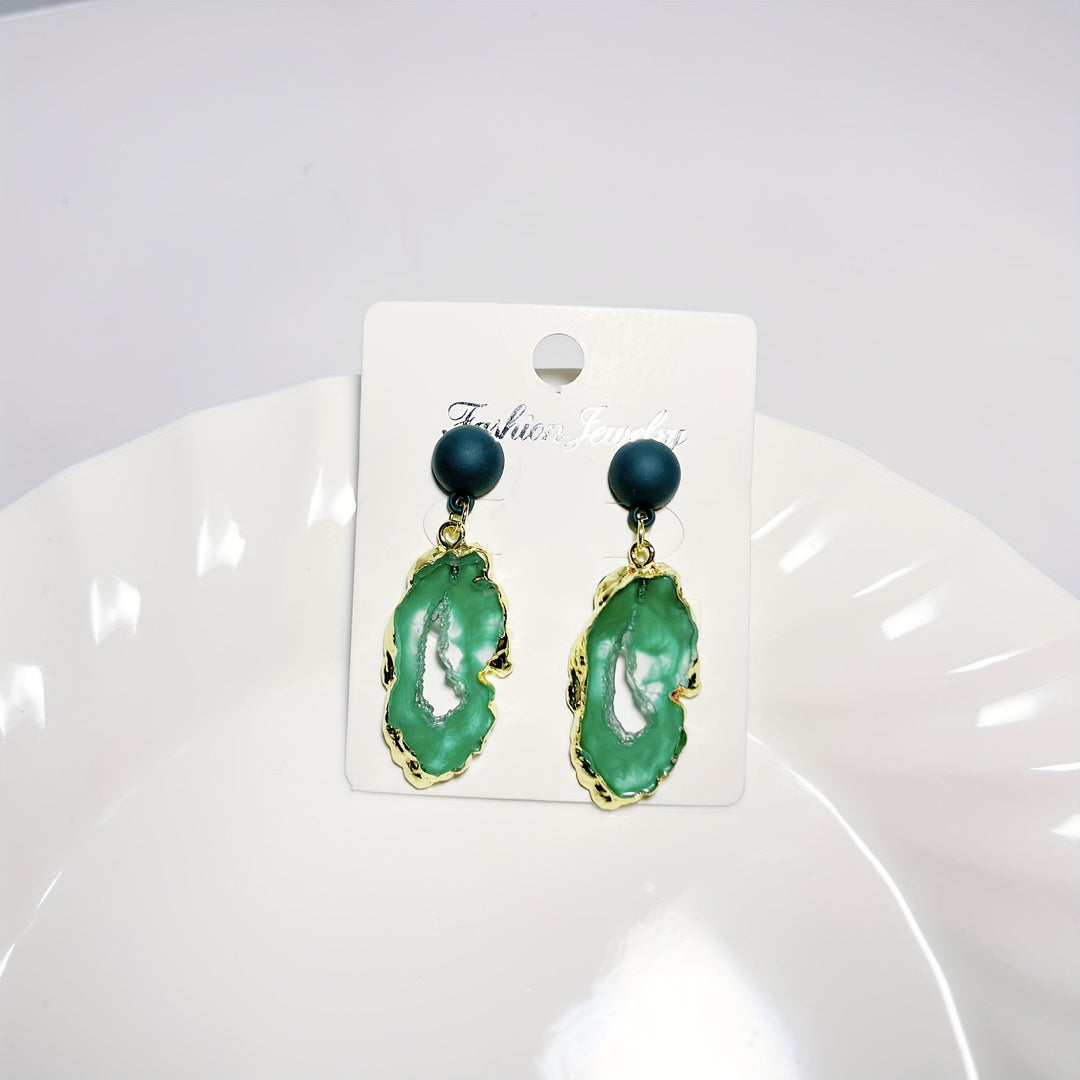 Classic Irregular Resin Earrings