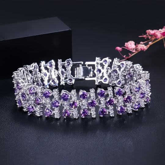 Timeless Bohemian Style Tennis Bracelet