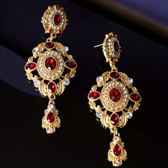 Elegant Sleek Palace Drop Earrings