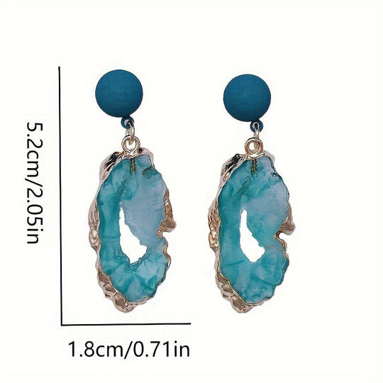Classic Irregular Resin Earrings