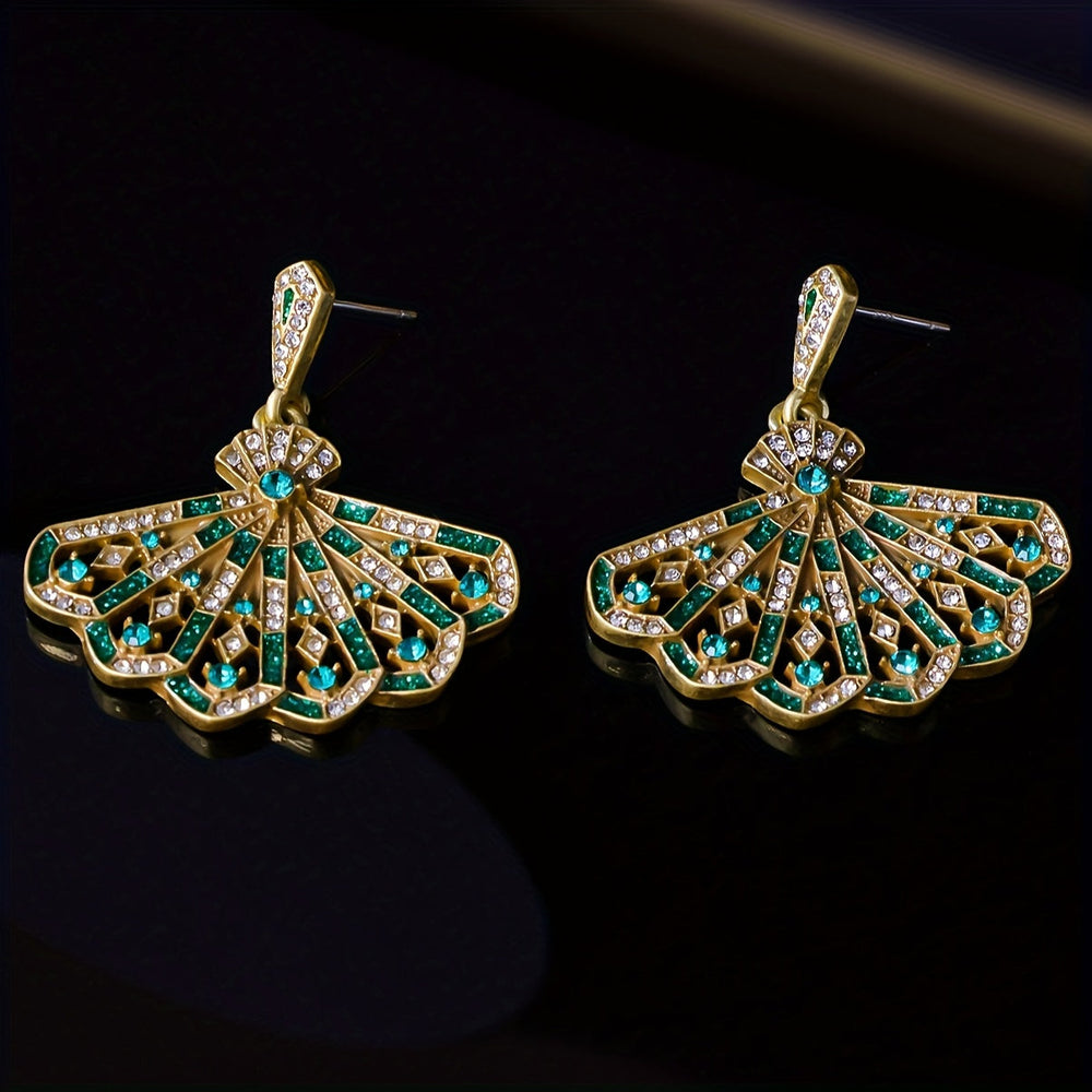 Timeless Copper Alloy Earrings with Rhinestone