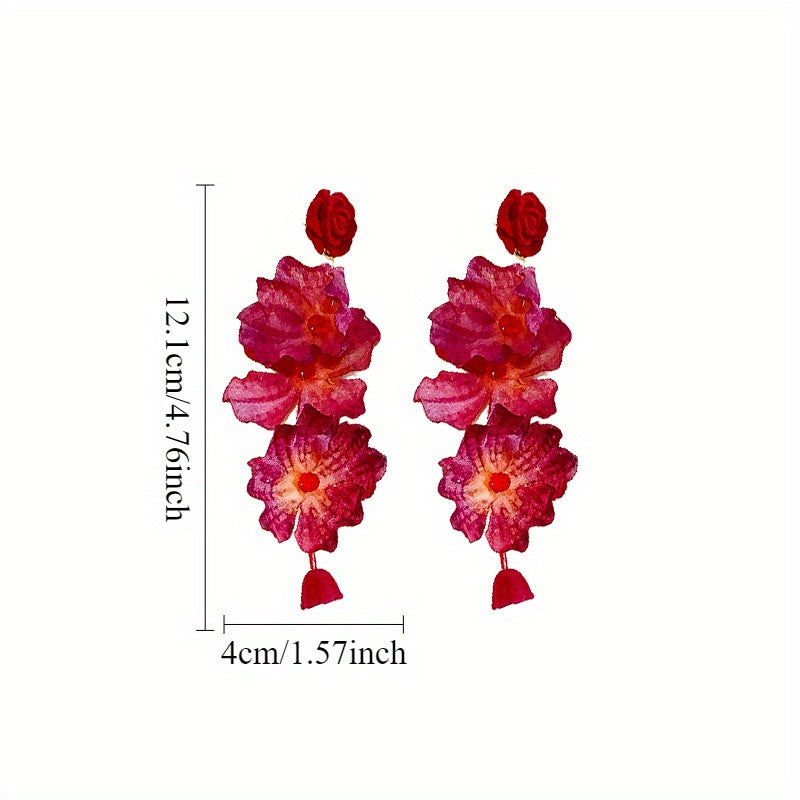 Classic Rose Earrings