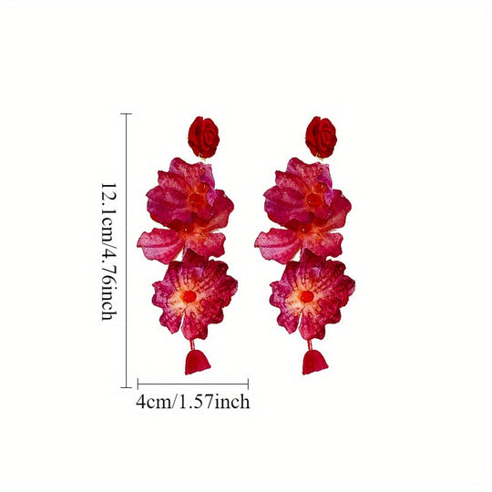Classic Rose Earrings
