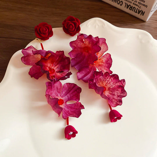 Classic Rose Earrings
