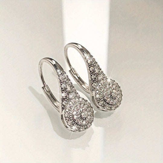 Classic Cubic Zirconia Drop Earrings