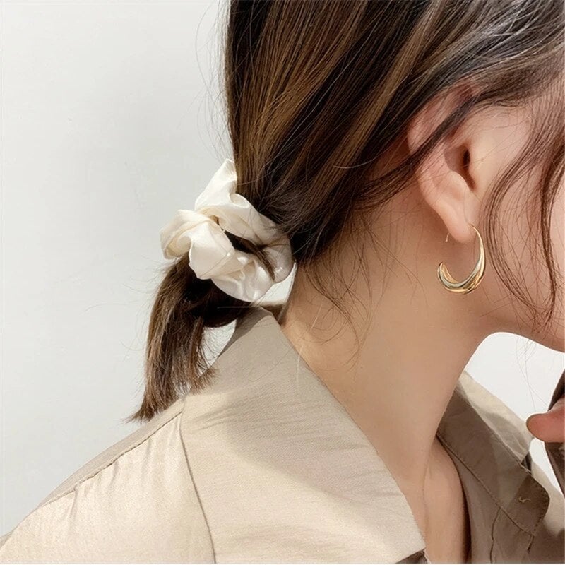 Modern Gold Earrings