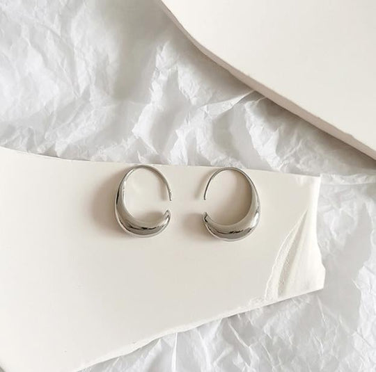 Modern Gold Earrings