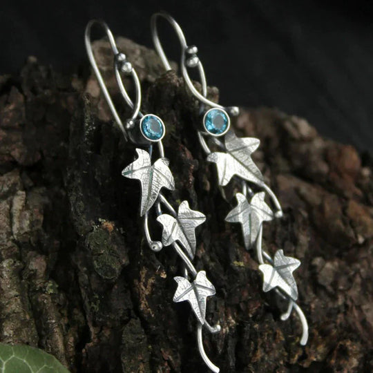 Minimalist Leaf Elf Earrings