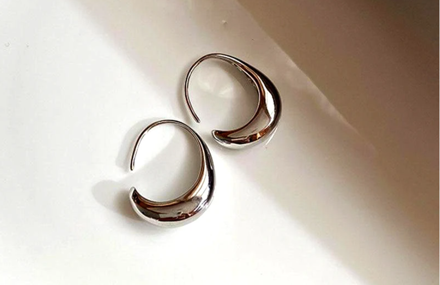 Modern Gold Earrings
