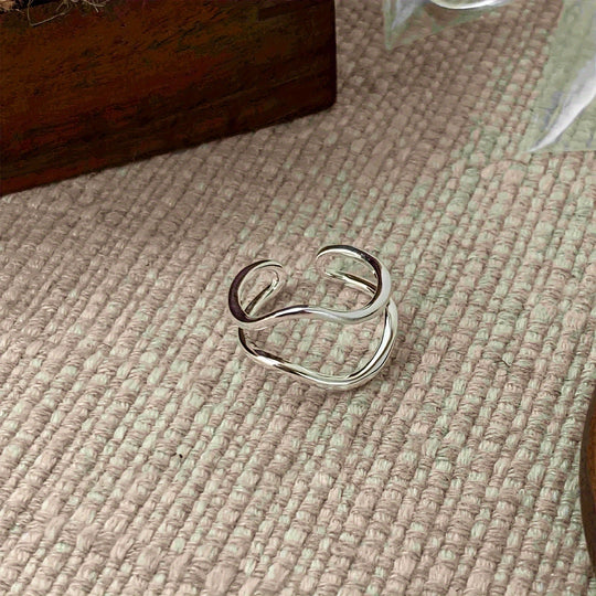 Chic Adjustable Multi-Band Open Ring