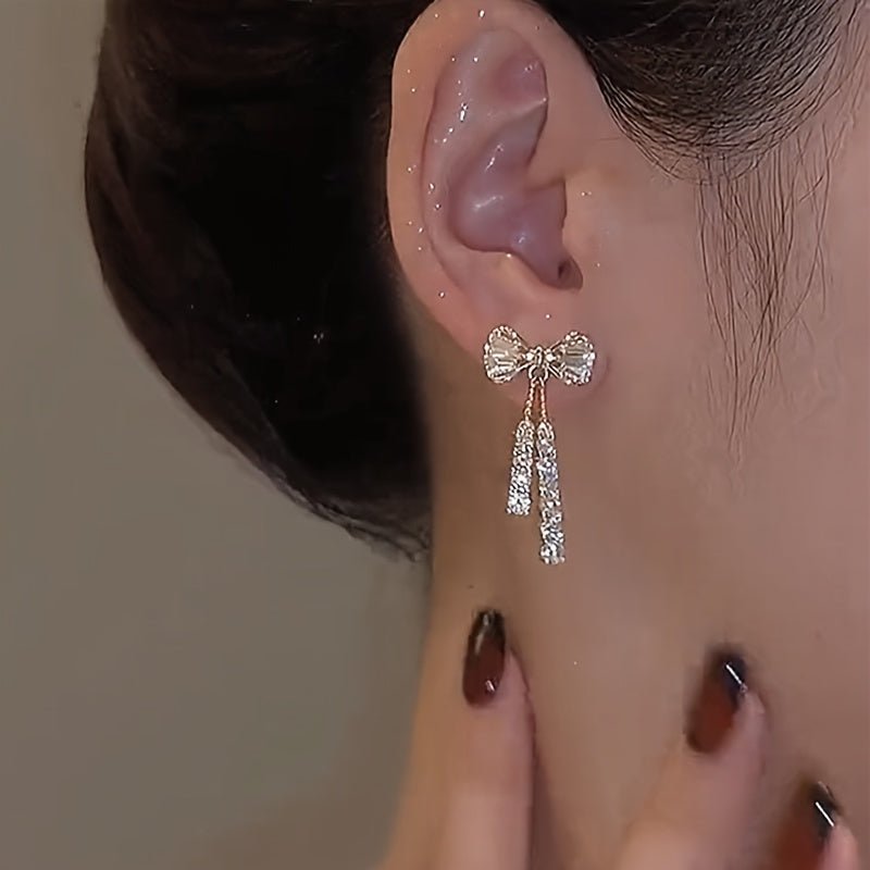 Timeless Zirconia Drop Earrings