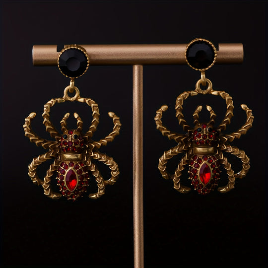 Minimalist Elegant Spider Drop Earrings