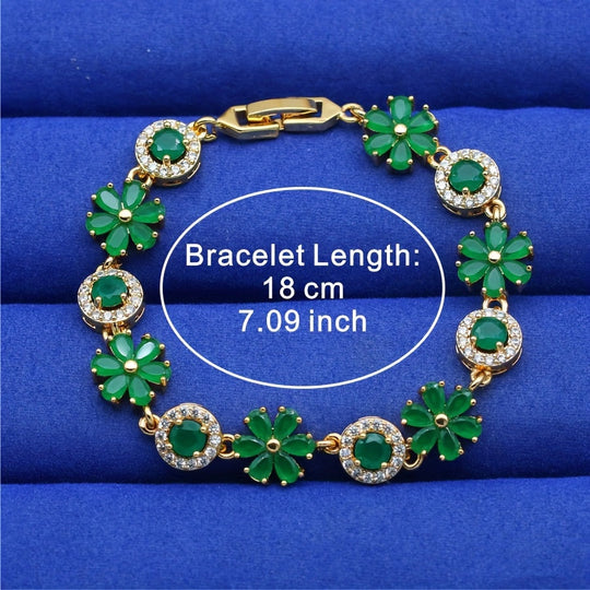 Trendy Elegant Flower Link Chain