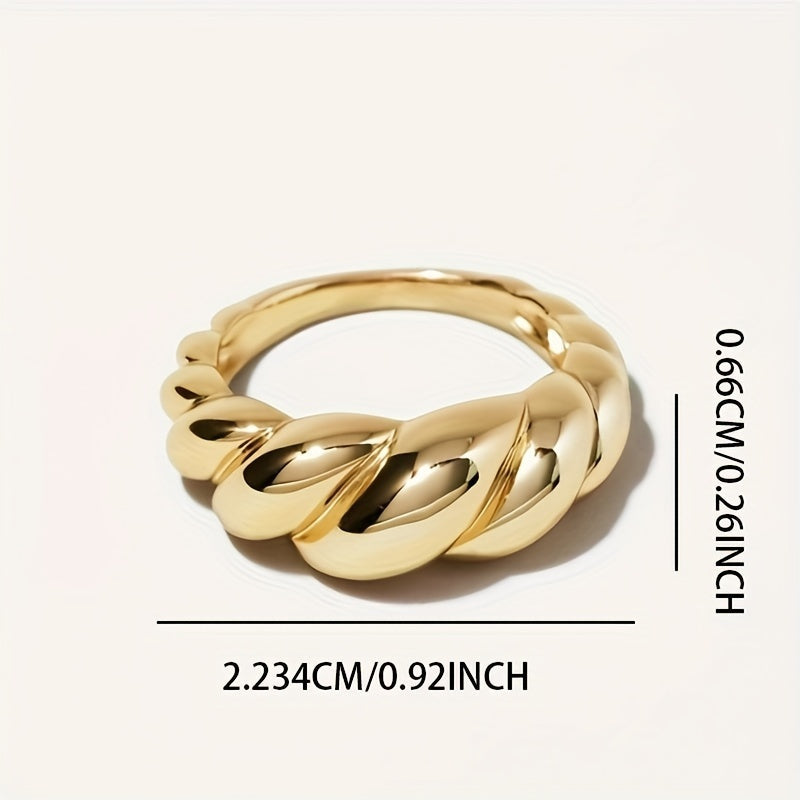 Elegant Fashion Chunky Dome Ring