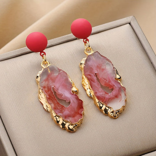 Classic Irregular Resin Earrings