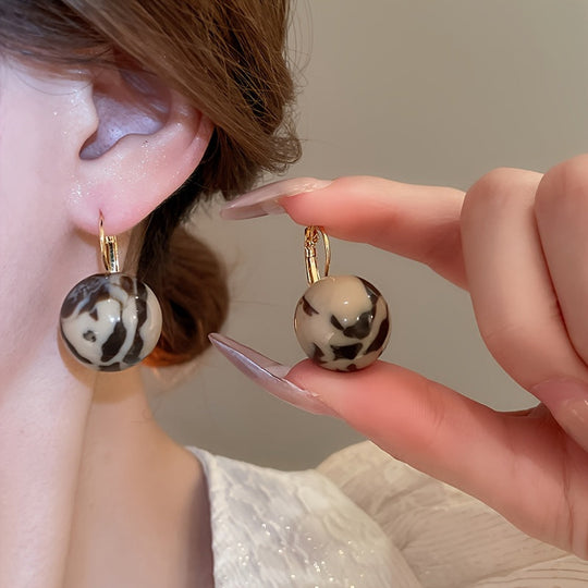 Timeless Resin Dangle Earrings