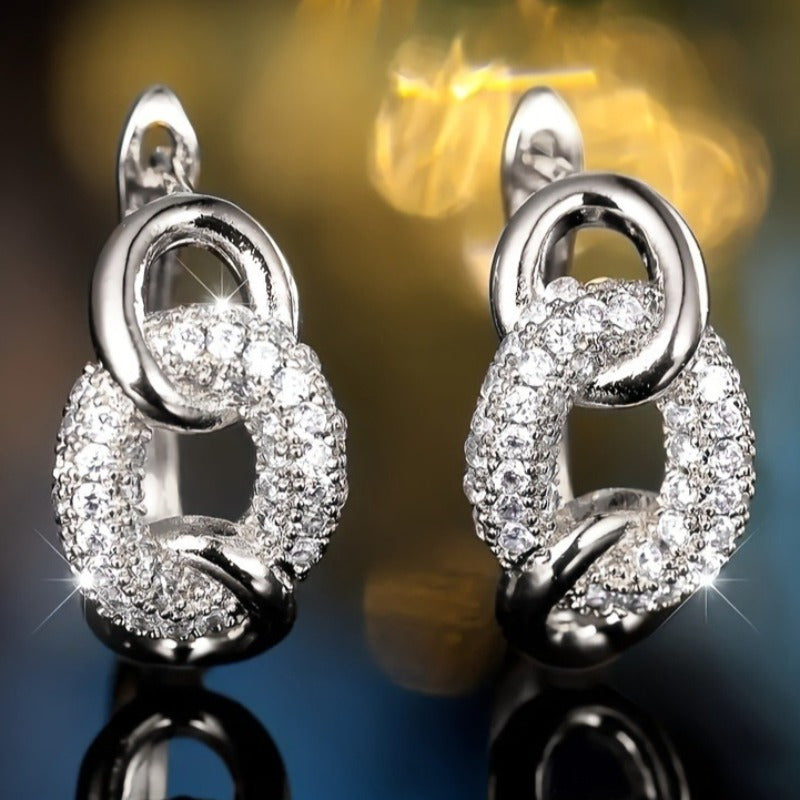 Classic Golden-Tone Elegant Hoop Earrings