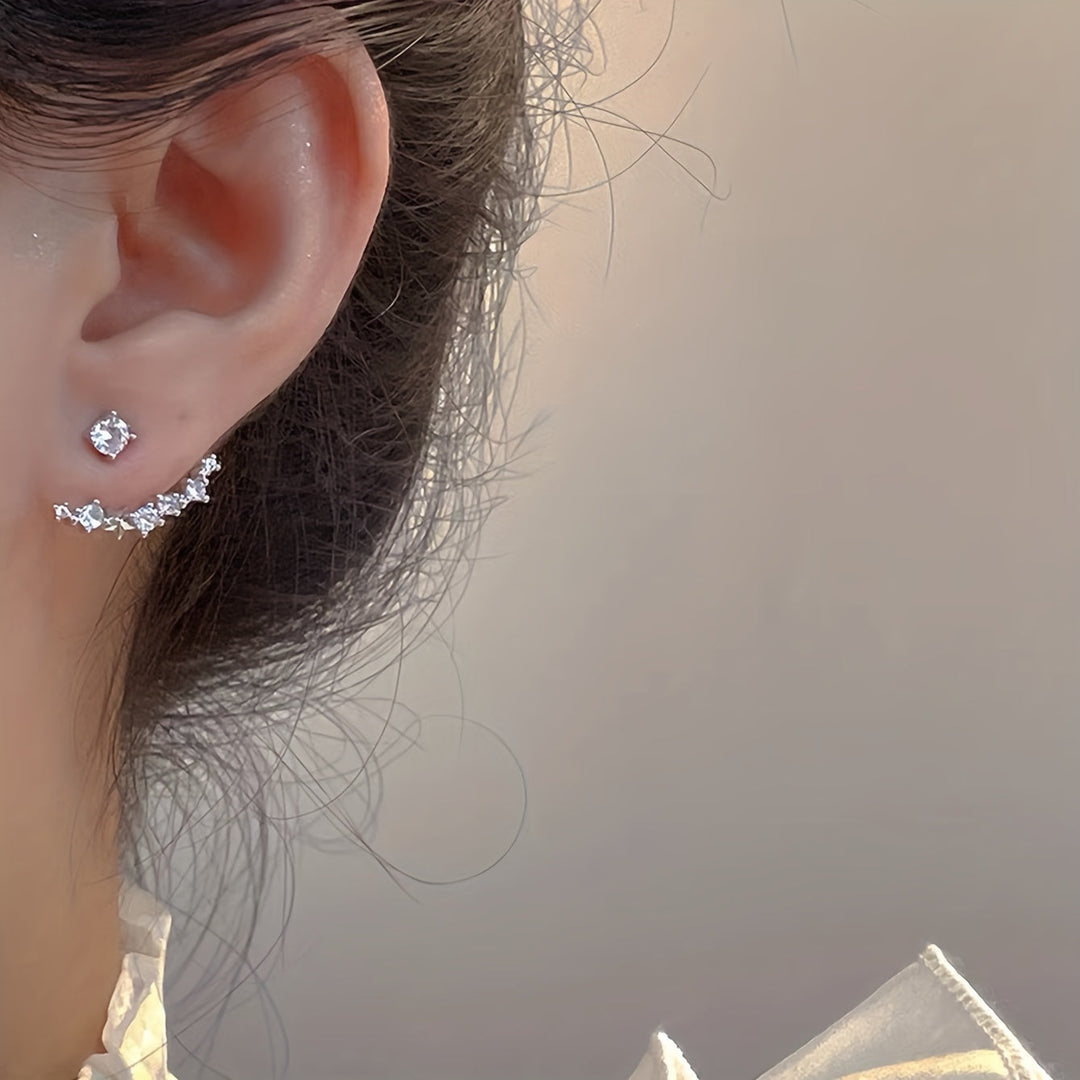 Elegant French Minimalist-Inspired Stud Earrings