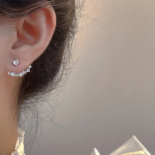 Elegant French Minimalist-Inspired Stud Earrings