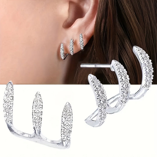 Trendy Curved Claw Earrings