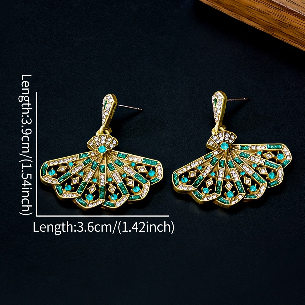 Timeless Copper Alloy Earrings with Rhinestone