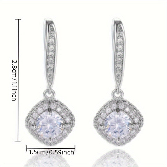 Elegant Geometric Drop Earrings