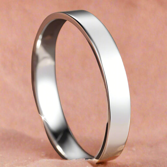 Glossy Plain Band Ring