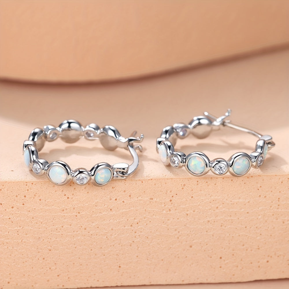 Elegant Stylish-Inspired Copper Hoop Earrings