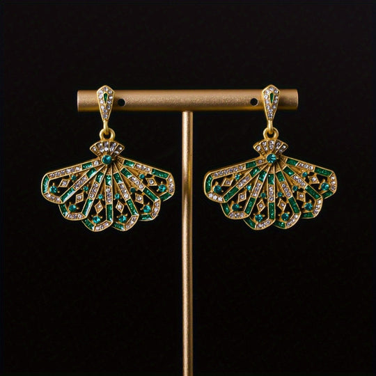 Timeless Copper Alloy Earrings with Rhinestone