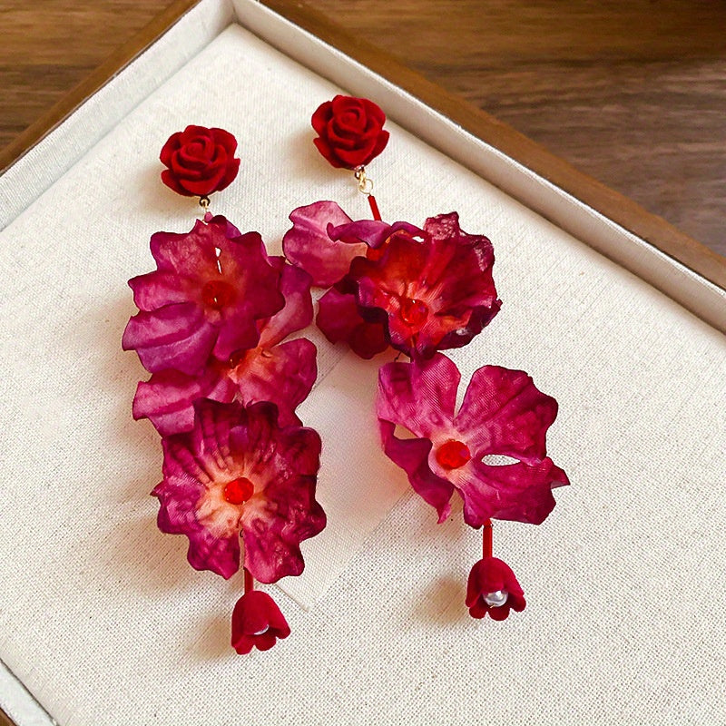 Classic Rose Earrings
